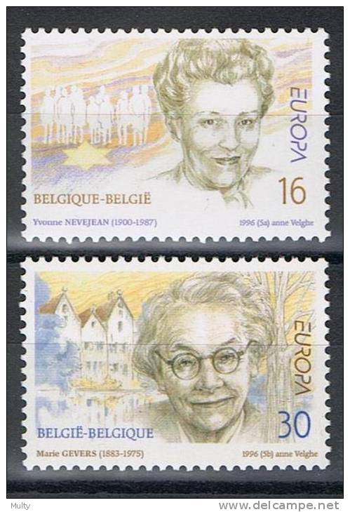 Belgie OCB 2636 / 2637 (**) - 1996
