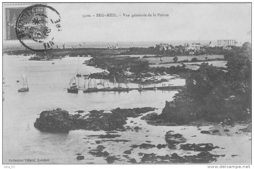 3400.   BEG-MEIL   -   Vue Générale De La Pointe - Beg Meil