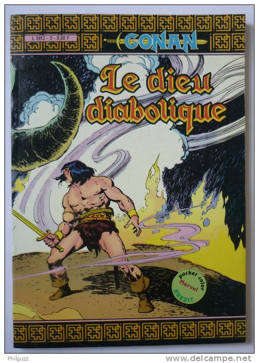 PETIT FORMAT CONAN ARTIMAT COLOR 2 LE DIEU DIABOLIQUE - Conan