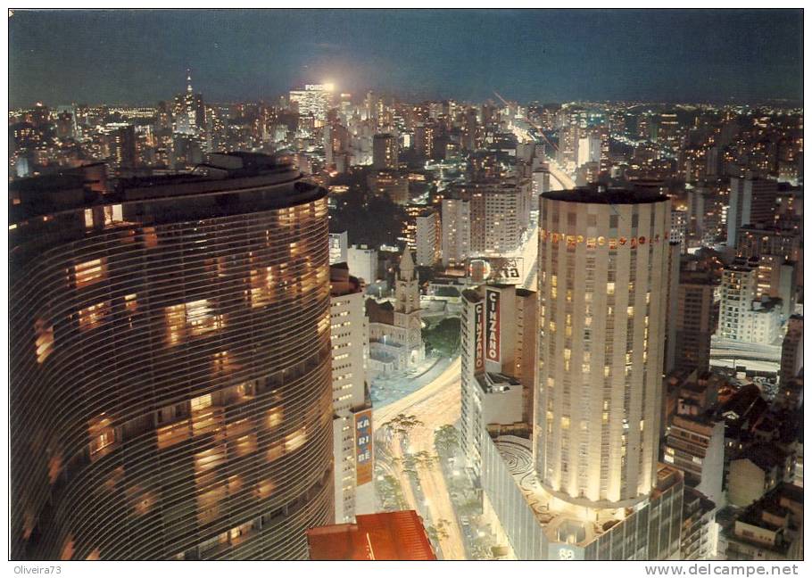 BRASIL - Turistico - São Paulo - Vista Nocturna Panoramica - São Paulo