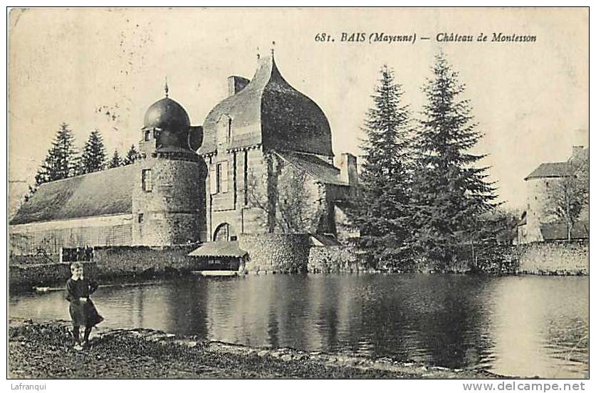 Mayenne - Ref 148- Bais - Chateau De Montesson    - Carte Bon Etat - - Bais