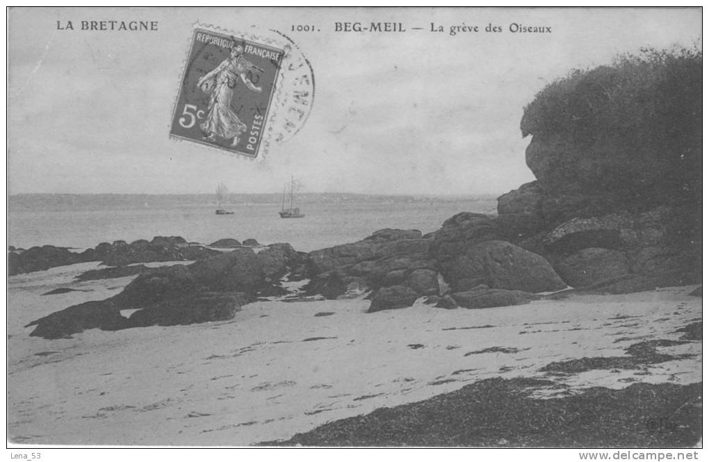 1001.   BEG-MEIL   -   La Grève Des Oiseaux - Beg Meil