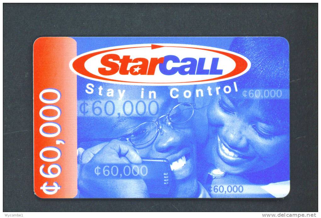 GHANA  -  Remote Phonecard As Scan - Ghana