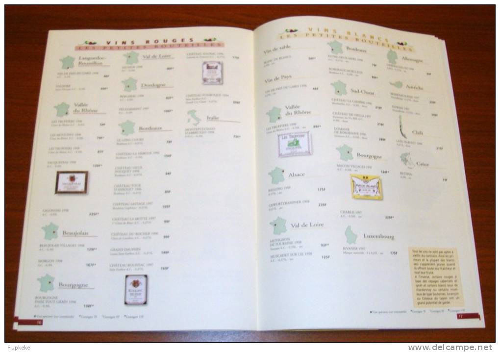 Carte Des Vins Automne 1999  Le Culte Du Vin Delhaize Le Lion - Cooking & Wines