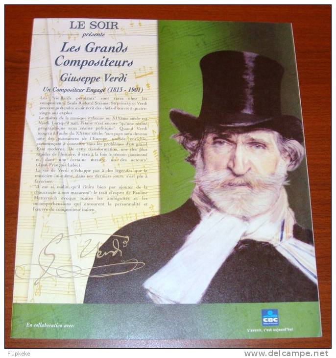 Le Soir Présente Les Grands Compositeurs Giuseppe Verdi - Encyclopedieën