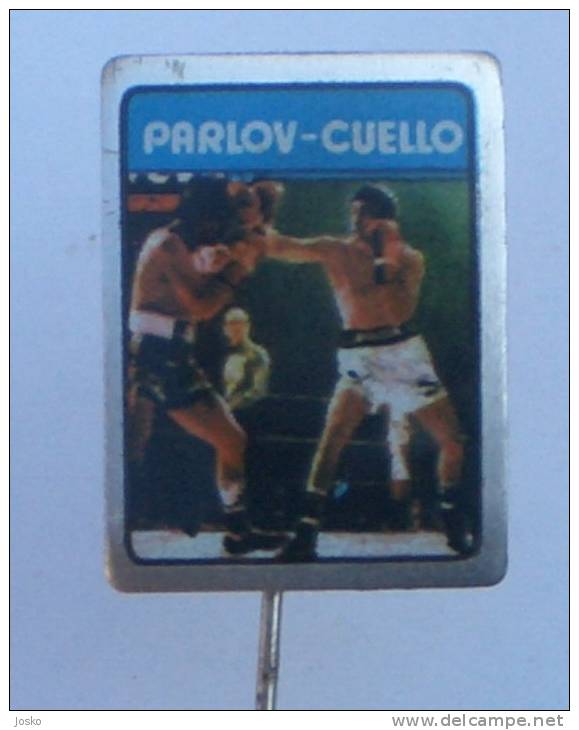 MATE PARLOV -  CUELLO ( Argentina ) Boxing Match * Pin Badge Boxing Boxe Boxeo Boxen Pugilato Distintivo Anstecknadel - Boxing