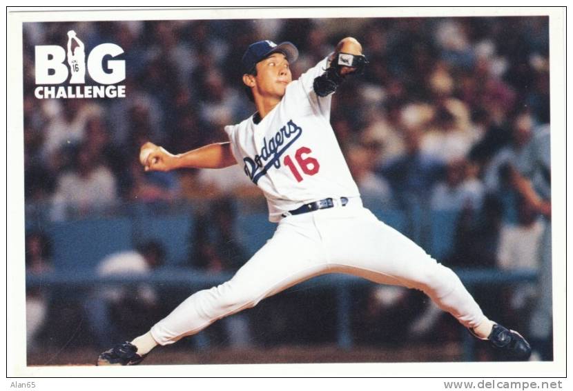 Hideo Nomo, Japanese Pitcher For MLB Los Angeles Dodgers, Lot Of 5 Different 1995 Postcards - Honkbal