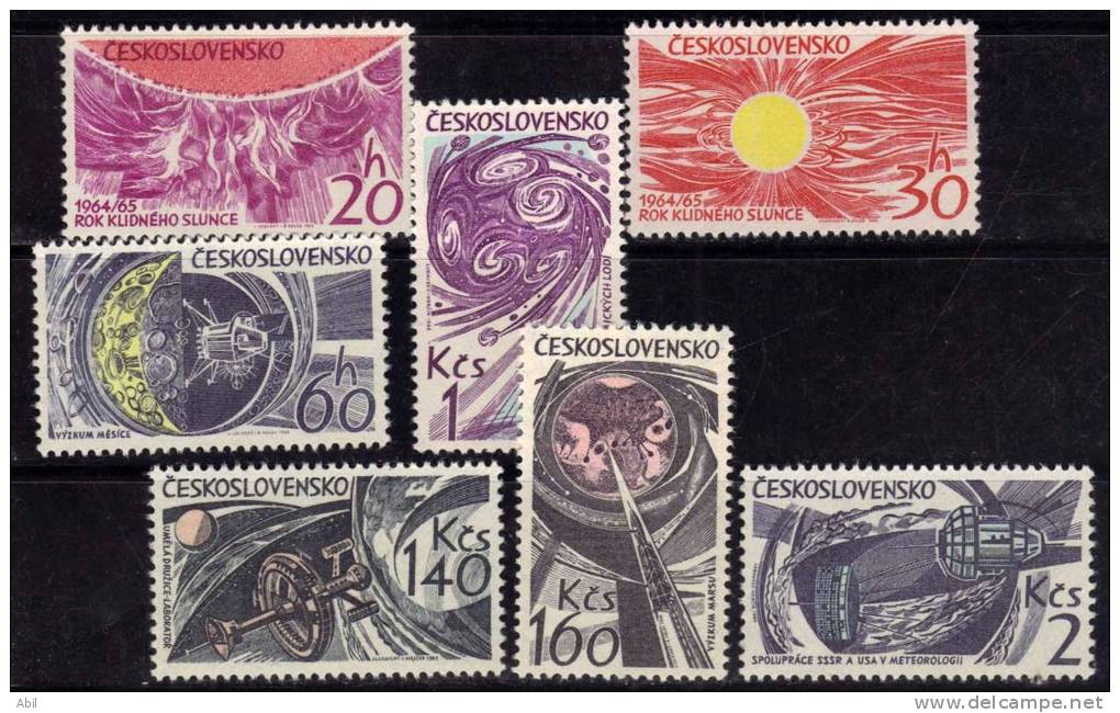 Tchécoslovaquie 1965 N°Y.T. ;  1381 à 1387** - Neufs