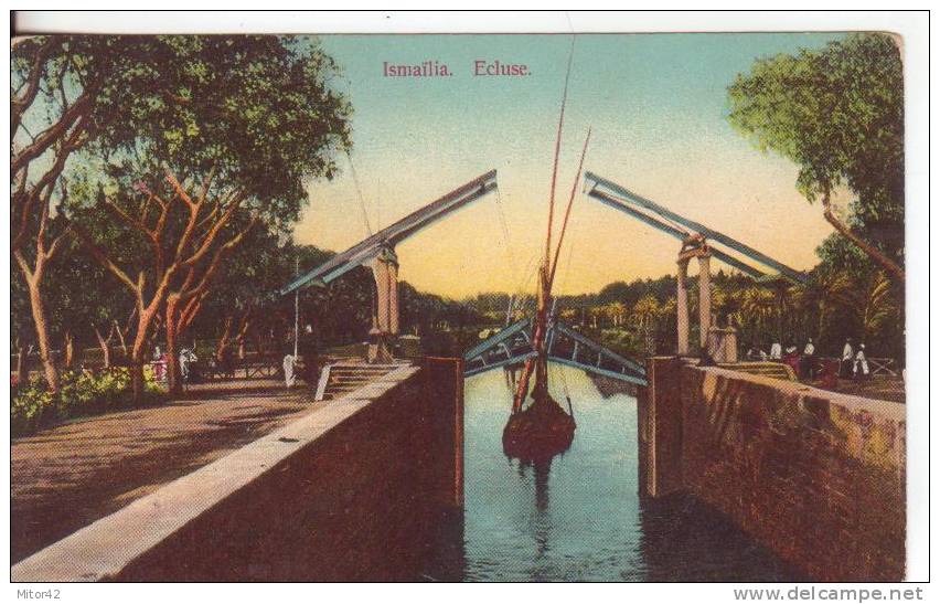 48-Egypte-Egitto-Ismailia-Ecluse-Ponte Apribile Su Fiume-Nuova-Nouveau-New - Ismaïlia