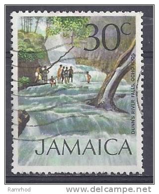 JAMAICA 1972 Dunn's River Falls - 30c Multicoloured FU - Jamaica (1962-...)