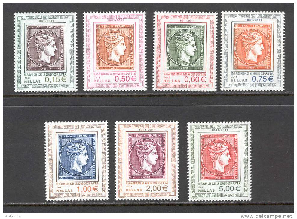 Greece 2011 150y Of The First Greek Stamp Issue MNH - Nuevos