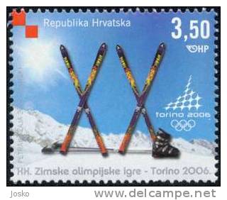 WINTER OLYMPIC GAMES 2006. - TORINO Italy ( Croatia MNH** ) Jeux Olympiques D´Hiver Juegos Olímpicos De Invierno Olympia - Winter 2006: Turin