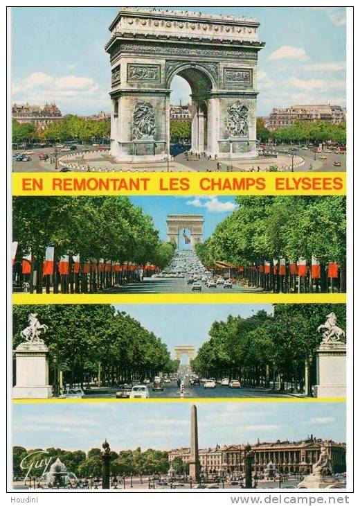 Paris  - En Remontant LES CHAMPS ELYSEES - Altri & Non Classificati