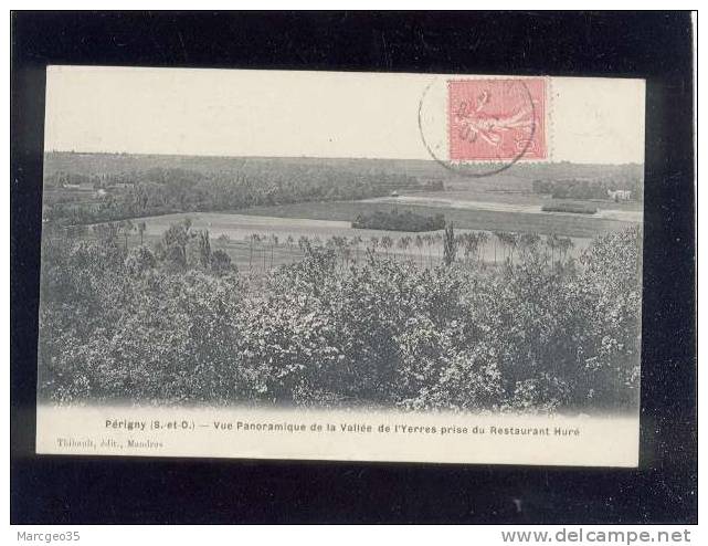 Perigny Vue Panoramique De La Vallée De L'yerre Prise Du Restaurant Huré édit.thibault - Perigny