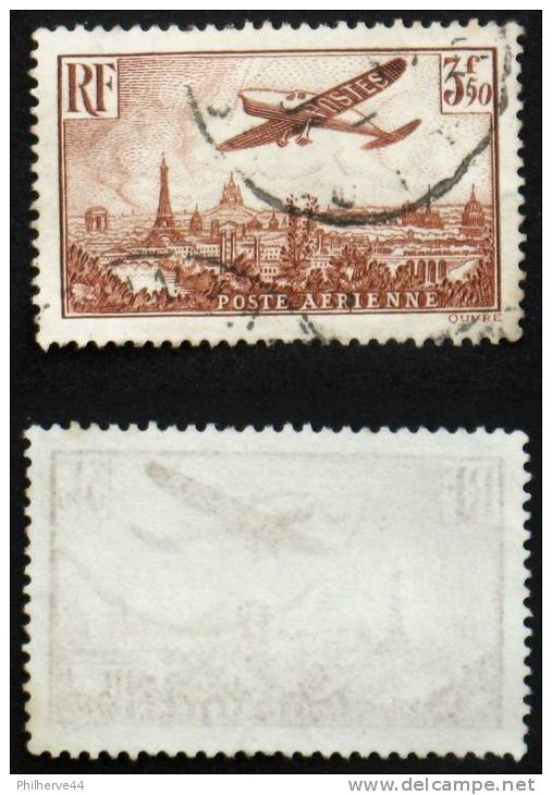 N° PA 13 3,50F Oblit En 1937 TB Cote 27€ - 1927-1959 Oblitérés