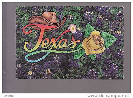 Cowboy Hat And Flower - Texas - Autres & Non Classés