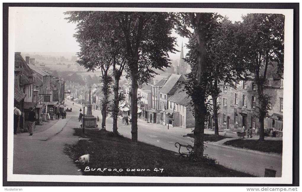 United Kingdom PPC Burford Oxon (41.) Franck Packer Photographer Chipping Norton Echte Real Photo Véritable Vera - Altri & Non Classificati