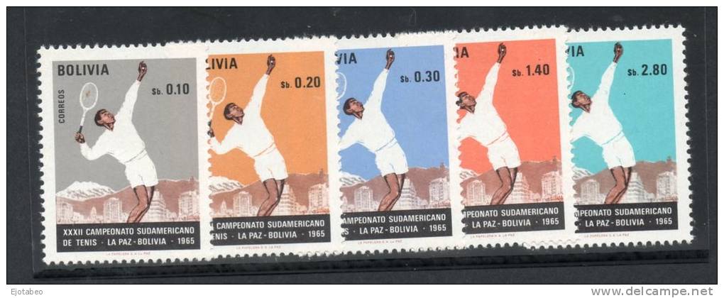 5BOLIVIA -1965 -XXXII -Campeonato  Sudamericano De Tenis-La Paz-Bolivia  REBAJADA !!!!! - Bolivie