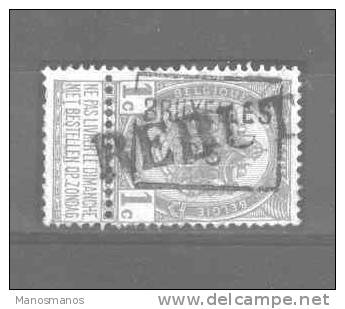 546/18 - Timbre PREO BRUXELLES 05 Annulé Par La Griffe REBUT - Rolstempels 1900-09