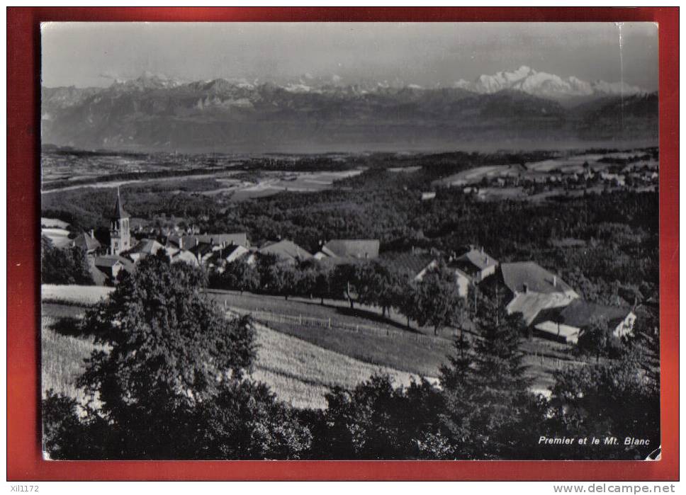 K753 Premier Et Le Mont-Blanc.Circulé En 1971,timbre Manque, 2 Angles Légèrement Usés.Deriaz 8668 - Premier