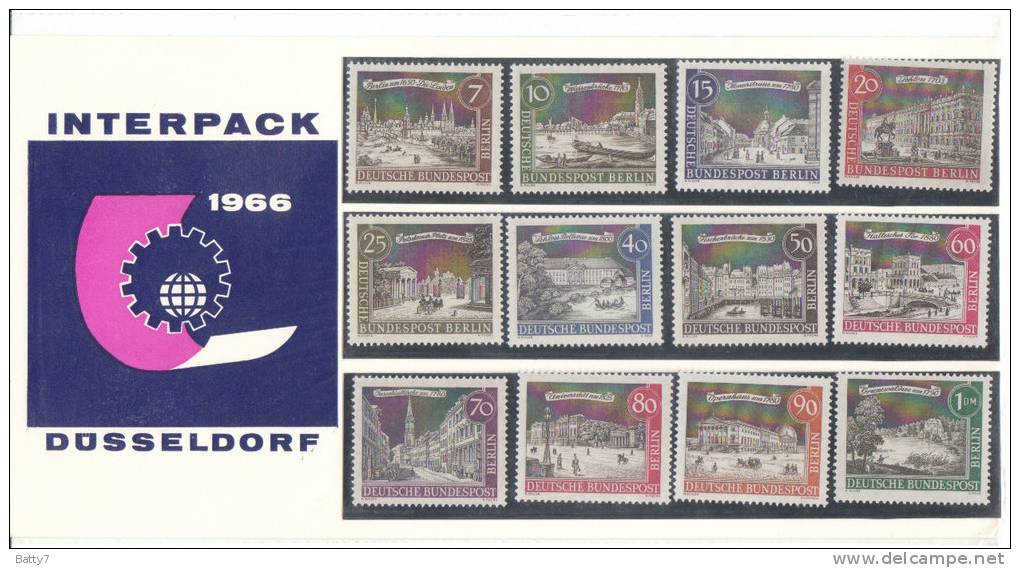 GERMANIA 1962 Berlino - Antiche Vedute - Serie Completa Presentation Pack Integro - Unused Stamps