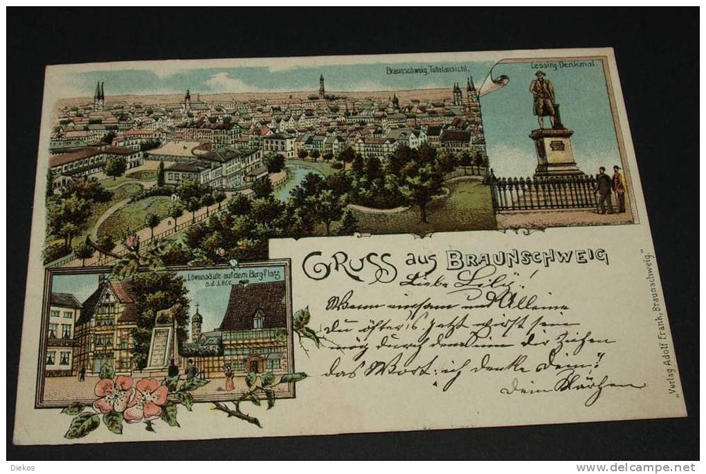 Ansichtskarte  Braunschweig  Litho  #AK2115 - Braunschweig