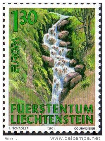 PIA  -  LIECHTENSTEIN  -  2001  : EUROPA    (Yv   322) - 2001