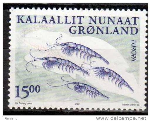 PIA  -  GROENLANDIE  -  2001  : EUROPA    (Yv   345) - Unused Stamps
