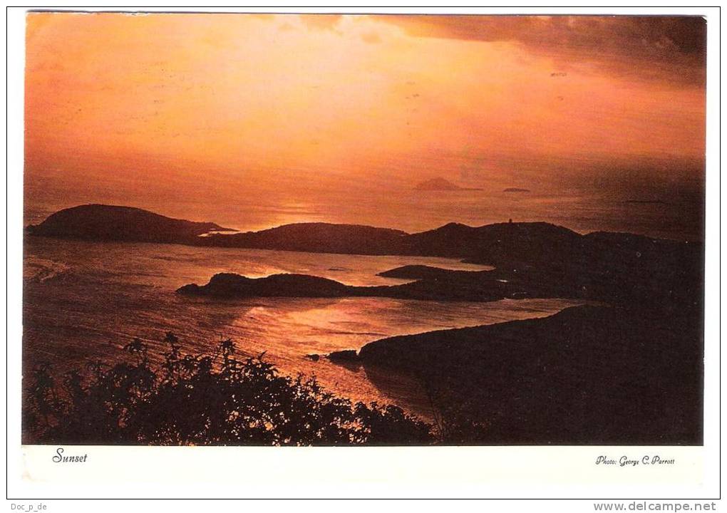 St. Thomas - Virgin Islands - Sunset - 2 Scans - Virgin Islands, US