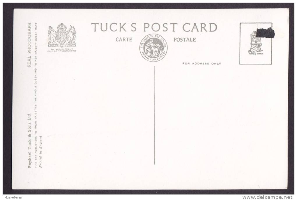 United Kingdom PPC Wales The Guildhall, Carmarthen Tuck's Card Echte Real Photo Véritable Vera (2 Scans) - Carmarthenshire