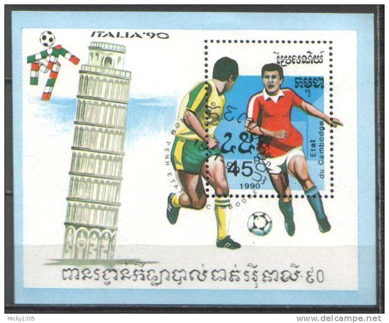 Kambodscha / Cambodia - Block 171 Gestempelt / Used (A790) - 1990 – Italië