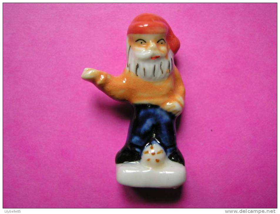 Ancienne Feve Porcelaine NOEL &#9829; PERE NOEL &#9829; Serie GM 1996 ( FEVES ) - Personnages