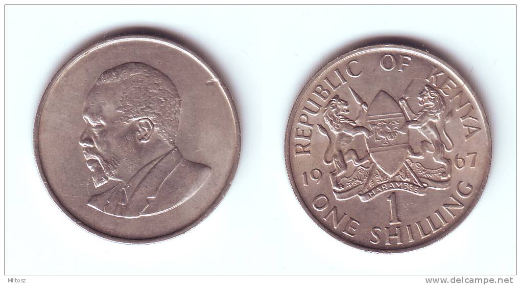 Kenya 1 Shilling 1967 - Kenia