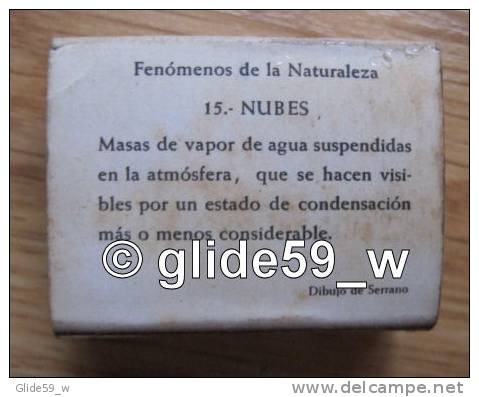 Boîte D'allumettes Espagne Fenomenos De La Naturaleza N° 15 - NUBES - Boites D'allumettes