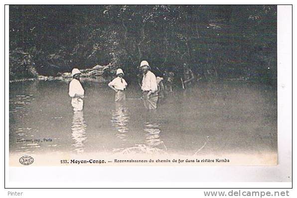 MOYEN CONGO - Reconnaissances Du Chemin De Fer Dans La Rivière Komba - Autres & Non Classés