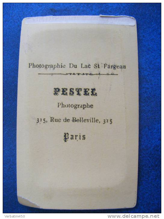 PESTEL..PHOTOGRAPHE A PARIS..COUPLE  MARIAGE  MARIEE..?  ?10.5 CM X 6.5 - Autres & Non Classés