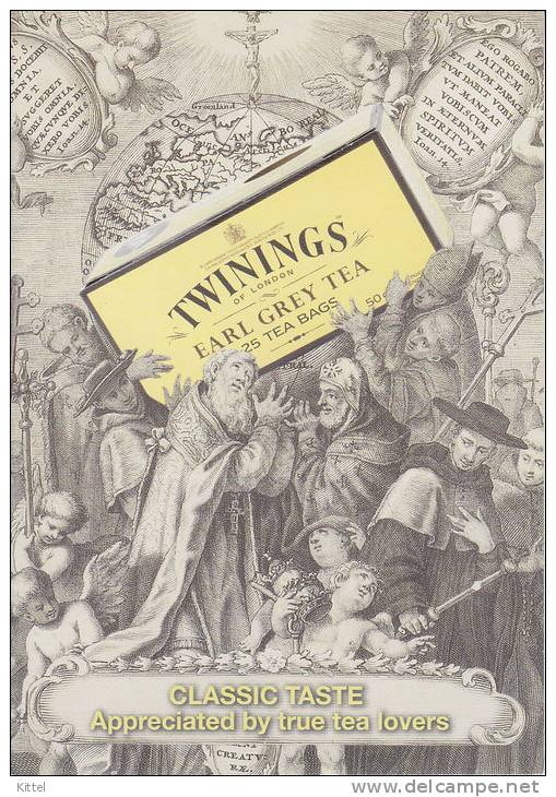 Postcard Twinings Tea - Reclame