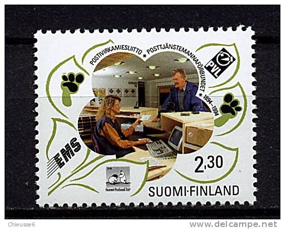 Finlande** N° 1210 - Cent. De La Fédération Des Fonctionnaires Des Postes - Unused Stamps