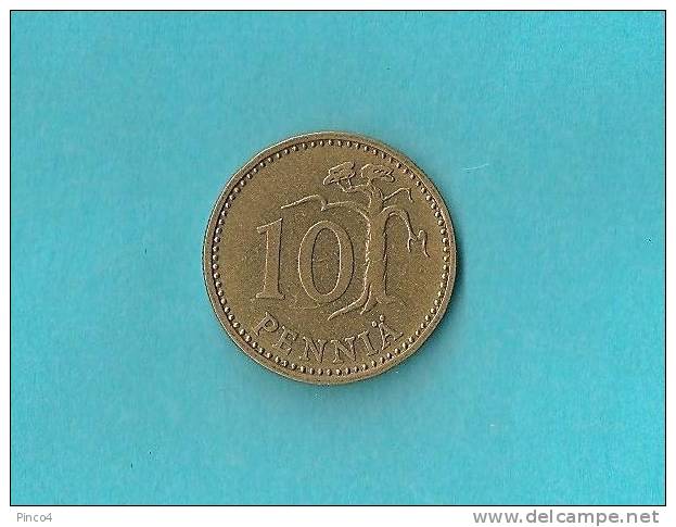 FINLANDIA  10 PENNIA 1966 - Finland