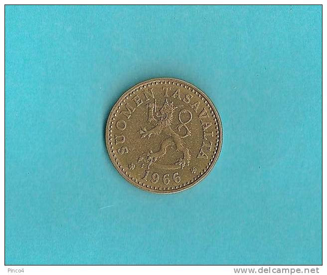 FINLANDIA  10 PENNIA 1966 - Finnland