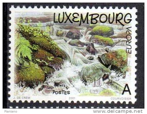 PIA - LUXEMBOURG  -  2001   : Europa    (YV  1474-75 ) - Unused Stamps