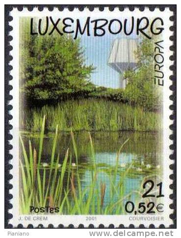 PIA - LUXEMBOURG  -  2001   : Europa    (YV  1474-75 ) - Unused Stamps