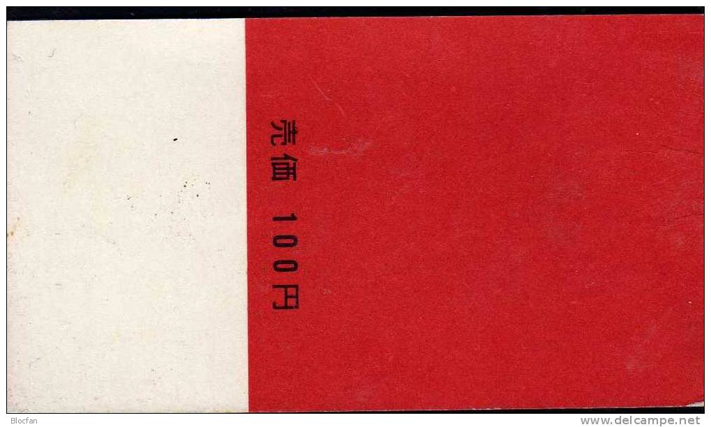 Weltausstellung Osaka 1970 Japan 1076/8 MH 4€ Im EXPO-Heftchen Lampion Globus Herbst-Wind Von Sakei Booklet Of Nippon - Covers & Documents