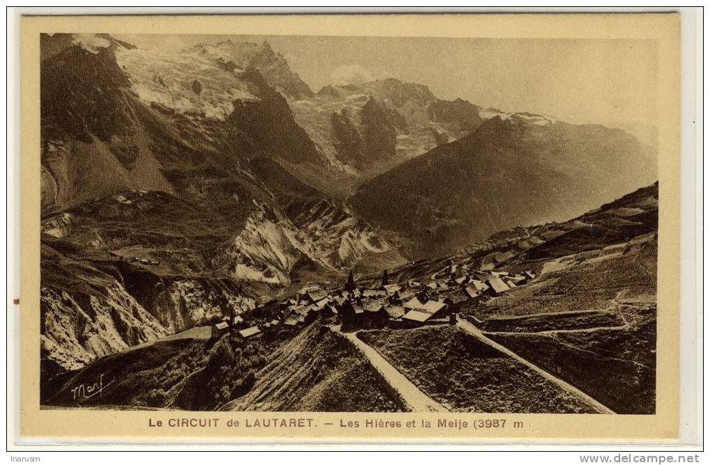 LA GRAVE  -  Vue Panoramique Sur Le Hameau "Les Hières ", Superbe Vue  -  Ed.  Martinotto,  N° 182 - Altri & Non Classificati