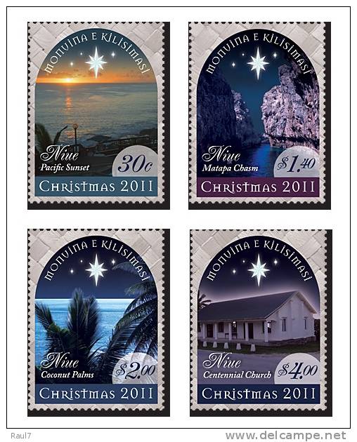 NIUE // 2011 Noël2011   NEUFS *** (MNH SET) - Niue