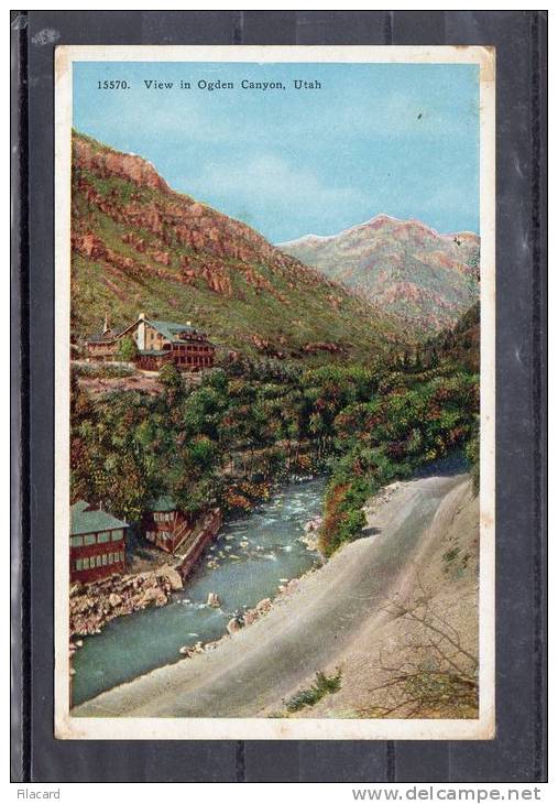 22046   Stati  Uniti,  Utah,  View In  Ogden Canyon,  NV  (scritta) - Ogden