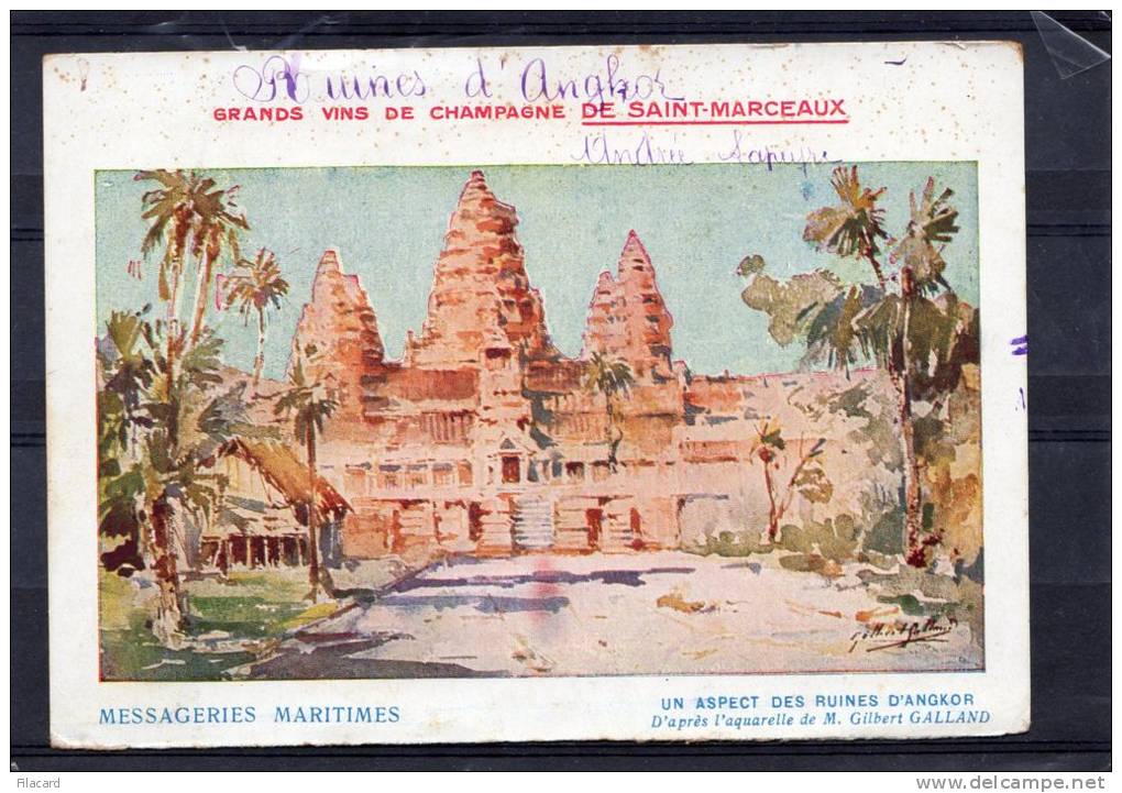 22048    Cambogia,  Un  Aspect  Des  Ruines  D"Angkor,  NV  (scritta) - Cambogia