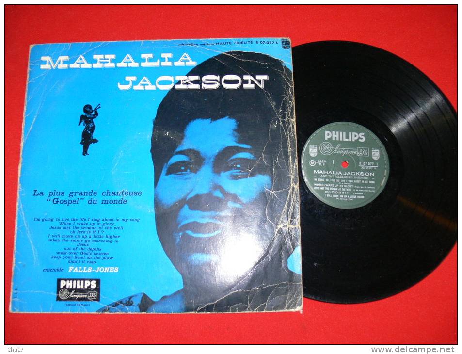 MAHALIA JACKSON LA PLUS GRANDE CHANTEUSE GOSPEL DU MONDE  EDIT  PHILIPS - Religion & Gospel