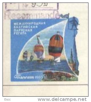 Mailed Cover (letter)  Regatta 1985 From USSR /Estonia/ To Bulgaria - Brieven En Documenten
