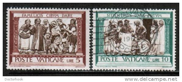 VATICAN   Scott #  284-91  VF USED - Used Stamps